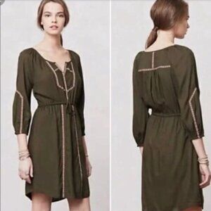 Anthropologie Edme & Esyllte peasant BoHo dress